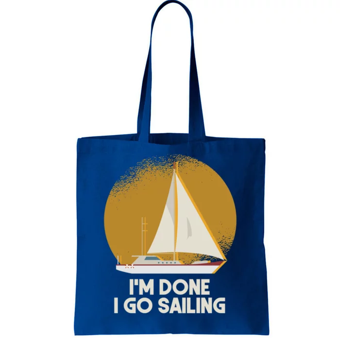 Sailing Nautical Sailor Great Gift Captain Sail Anchor Funny Sailing Meaningful Tote Bag