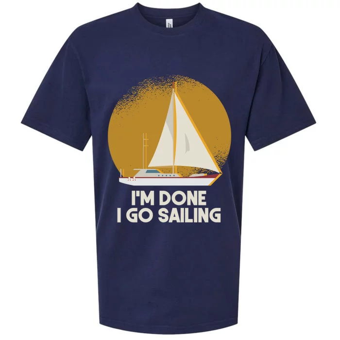 Sailing Nautical Sailor Great Gift Captain Sail Anchor Funny Sailing Meaningful Sueded Cloud Jersey T-Shirt