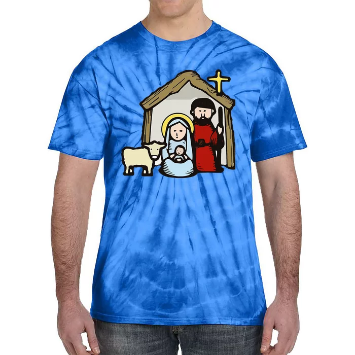 Simple Nativity Tie-Dye T-Shirt