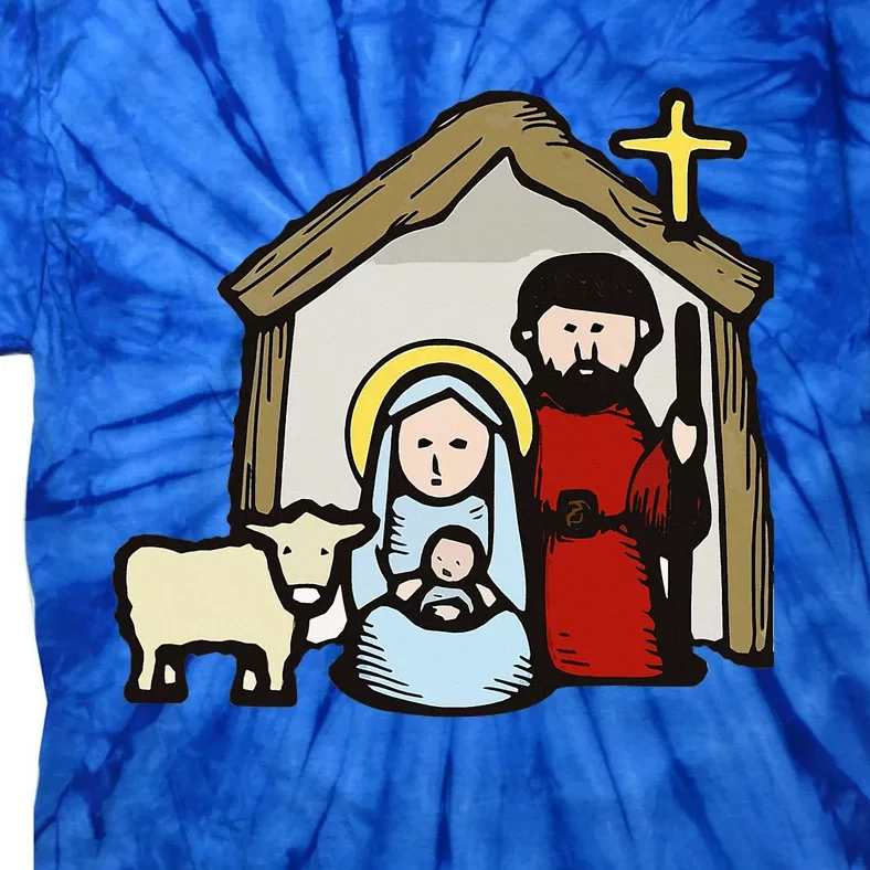 Simple Nativity Tie-Dye T-Shirt