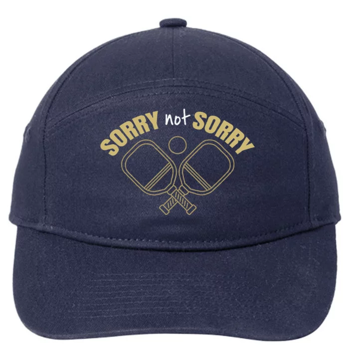 Sorry Not Sorry Pickleball 7-Panel Snapback Hat