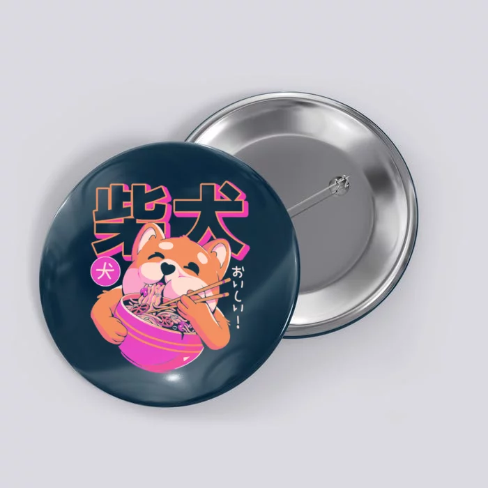 Shiba Noodles Button