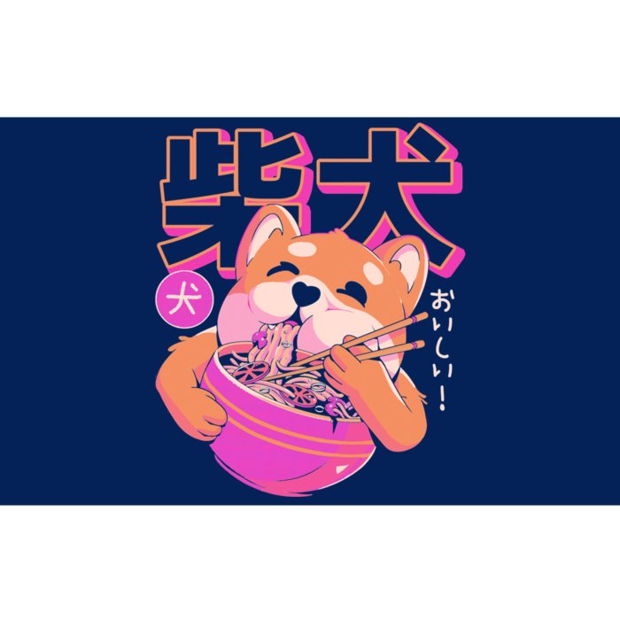 Shiba Noodles Bumper Sticker