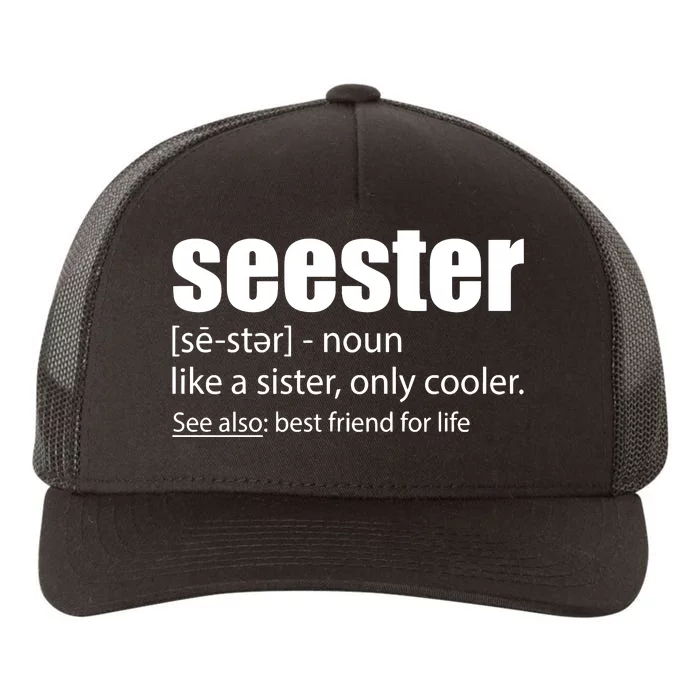 Seester Noun Seester Definition Yupoong Adult 5-Panel Trucker Hat