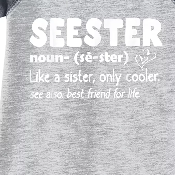 Seester Noun Seester Definition Sister Infant Baby Jersey Bodysuit