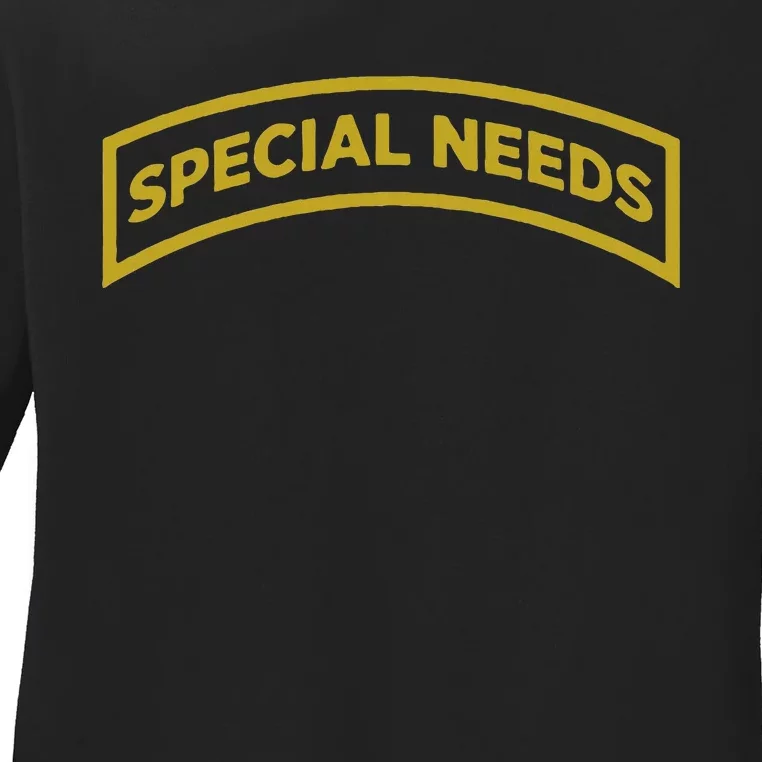 Special Needs Ladies Long Sleeve Shirt