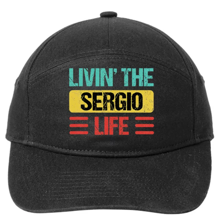 Sergio Name 7-Panel Snapback Hat