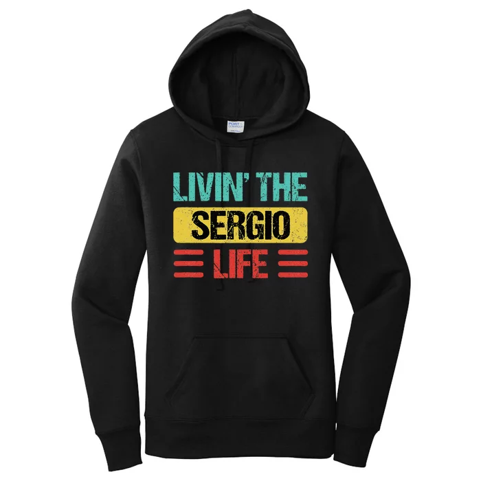 Sergio Name Women's Pullover Hoodie