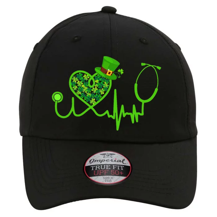 Stethoscope Nurse St Patrick's Day Lucky Nurse Shamrock The Original Performance Cap