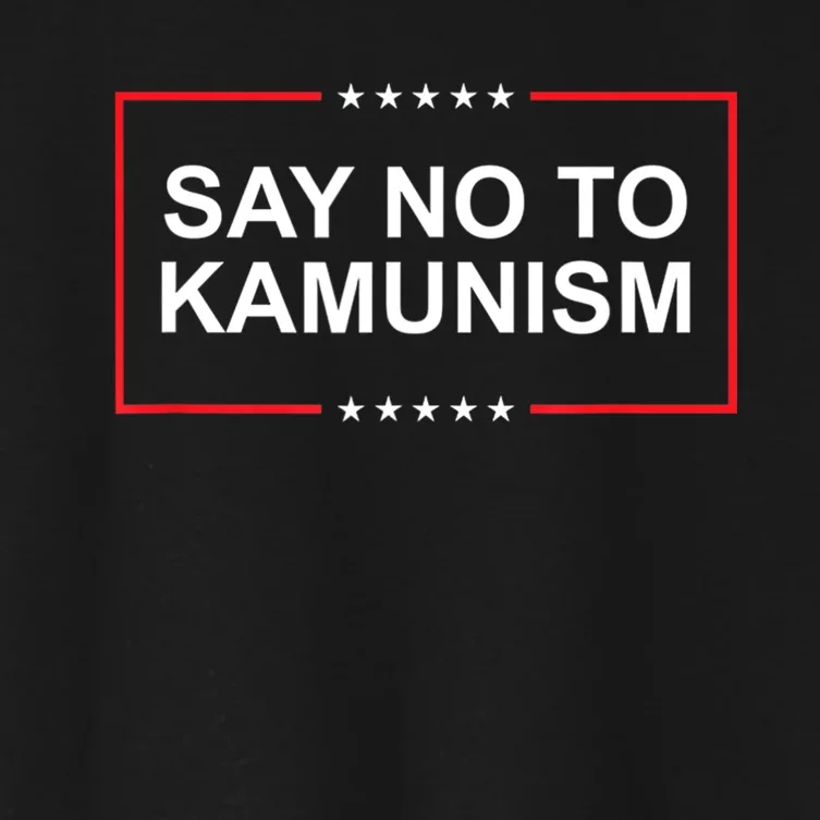 Say No To Kamunism Women's Crop Top Tee