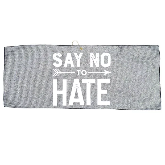 Say No To Hate Cute Gift Large Microfiber Waffle Golf Towel