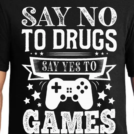 Say No To Drugs Say Yes To Games Red Ribbon Week Anti Drug Pajama Set