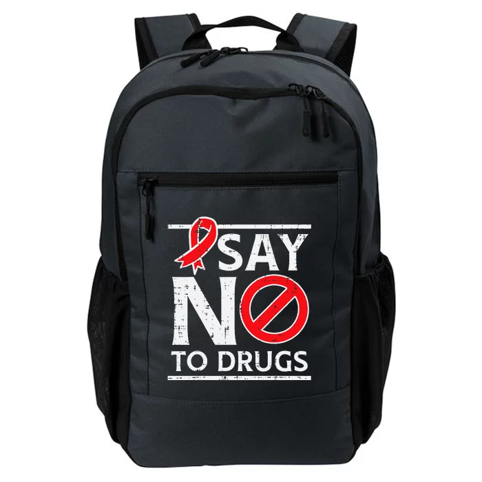 Say No To Red Ribbon Week Awareness Daily Commute Backpack