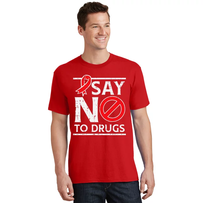 Say No To Red Ribbon Week Awareness T-Shirt