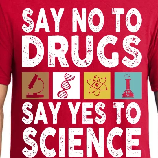 Say No To Drugs Say Yes To Science Antidrug Red Ribbon Week Pajama Set