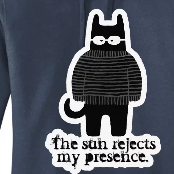 Shadowthorn Nightcatto The Sun Rejects My Presence. Women's Pullover Hoodie