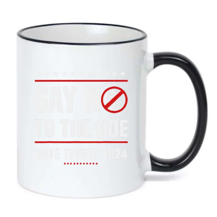 Say No To The Hoe Vote Trump 2024 Black Color Changing Mug