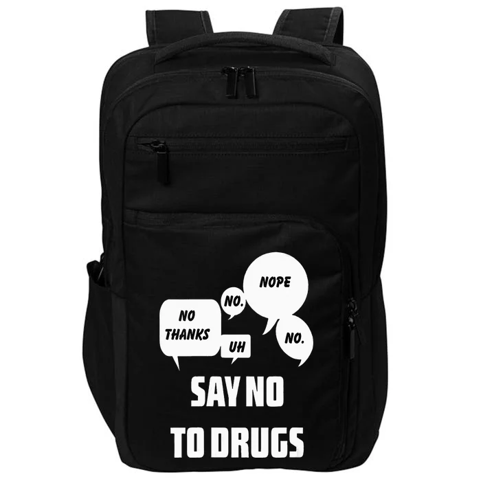 Say No To Drugs Support Red Ribbon Awareness Week Impact Tech Backpack