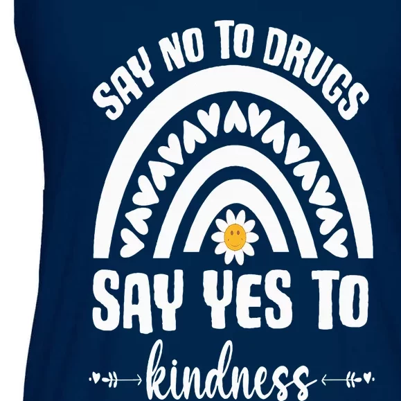 Say No To Drugs Red Ribbon Week Ladies Essential Flowy Tank