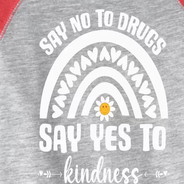 Say No To Drugs Red Ribbon Week Toddler Fine Jersey T-Shirt