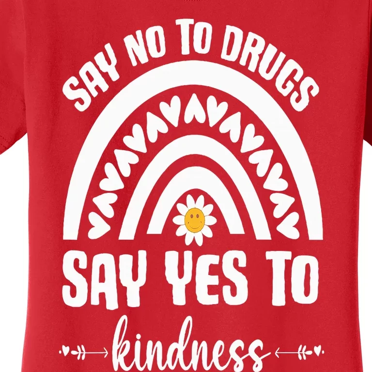 Say No To Drugs Red Ribbon Week Women's T-Shirt