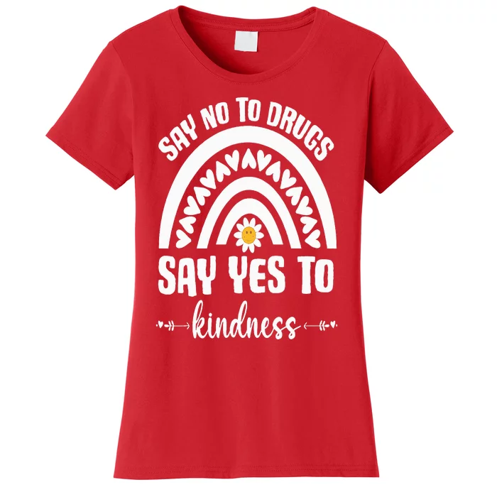 Say No To Drugs Red Ribbon Week Women's T-Shirt