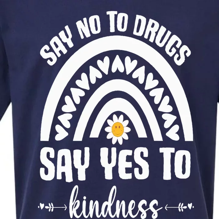 Say No To Drugs Red Ribbon Week Sueded Cloud Jersey T-Shirt