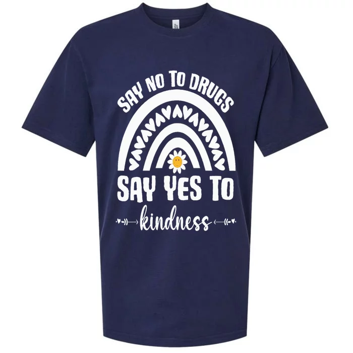 Say No To Drugs Red Ribbon Week Sueded Cloud Jersey T-Shirt