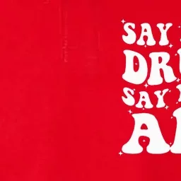 Say No To Drugs Say Yes To Art Red Ribbon Week Groovy Softstyle Adult Sport Polo