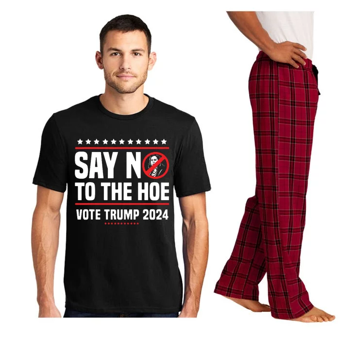 Say No To The Hoe Vote Trump 2024 Pajama Set