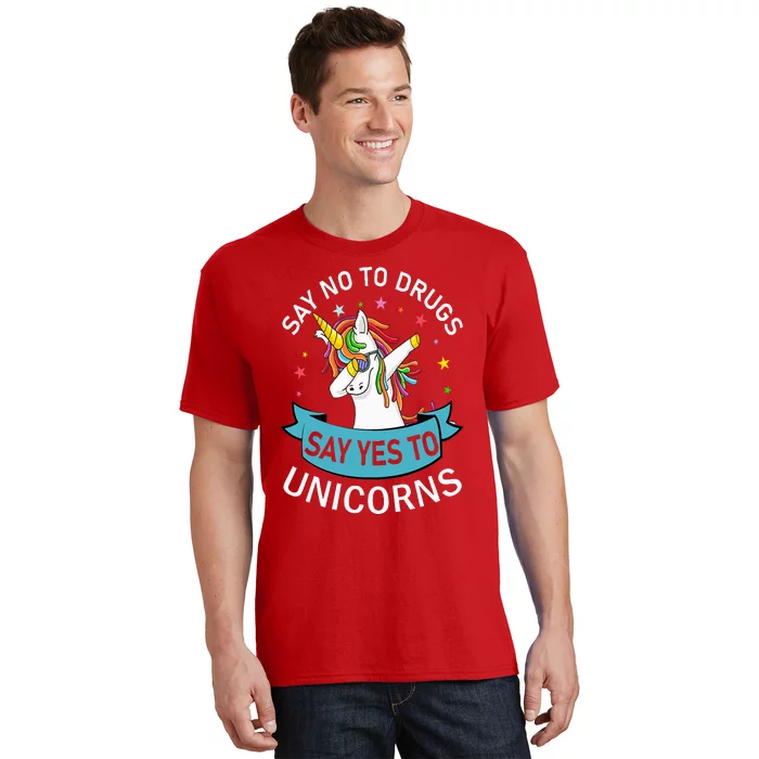 Say No To Drugs Say Yes To Unicorn Red Ribbon Week T-Shirt