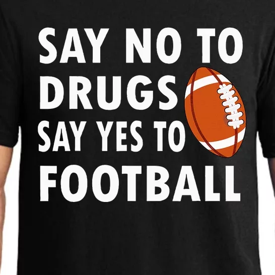 Say No To Drugs Say Yes To Football Red Ribbon Week Pajama Set