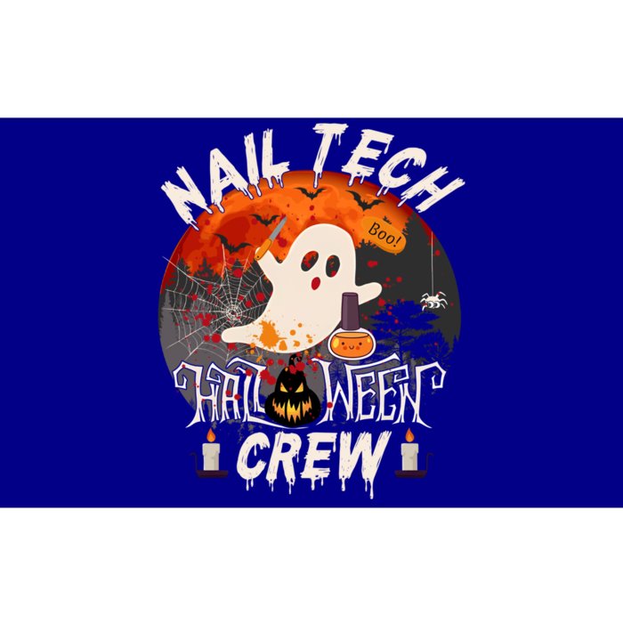 Spooky Nail Tech Boo Crew Nail Tech Halloween Matching Gift Bumper Sticker