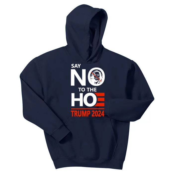 Say No To The Ho! The Ho Is Just As Bad As Joe Front & Back Kids Hoodie