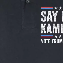 Say No To Kamunism Vote Trump Vance Election 2024 Softstyle Adult Sport Polo