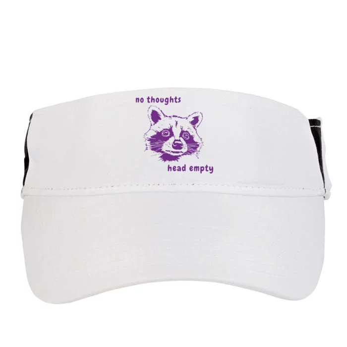 Slippywild No Thoughts Head Empty Adult Drive Performance Visor