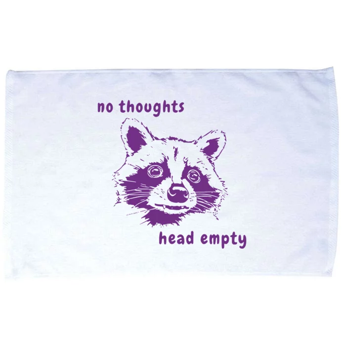 Slippywild No Thoughts Head Empty Microfiber Hand Towel