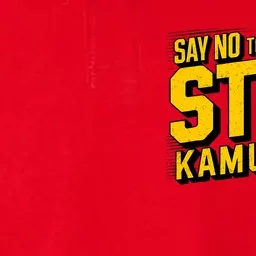 Say No To Commie La Stop Kamunism Funny Anti Kamala Harris Softstyle Adult Sport Polo