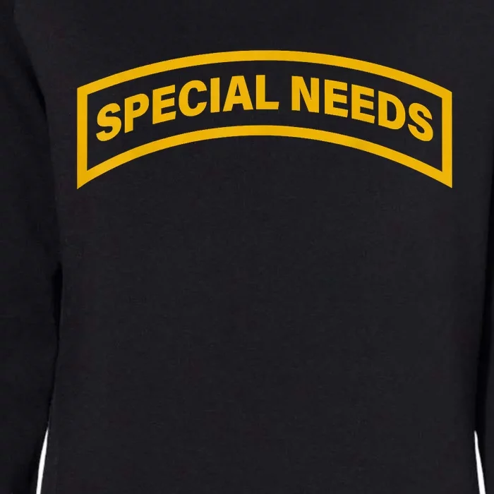 Special Needs Tab Womens California Wash Sweatshirt