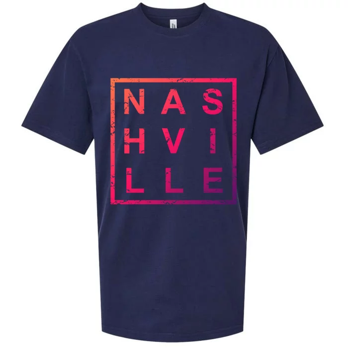 Stylish Nashville Tennessee Tn Gift Sueded Cloud Jersey T-Shirt