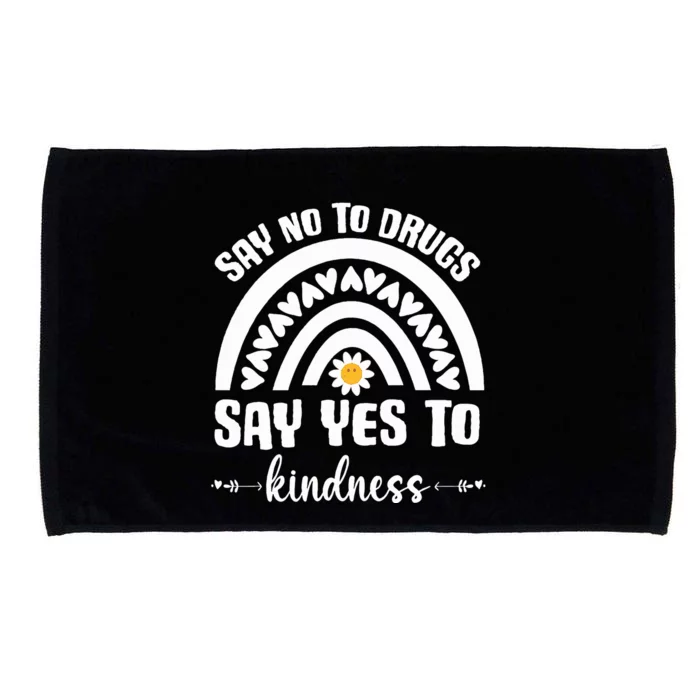 Say No To Drugs Red Ribbon Week Microfiber Hand Towel