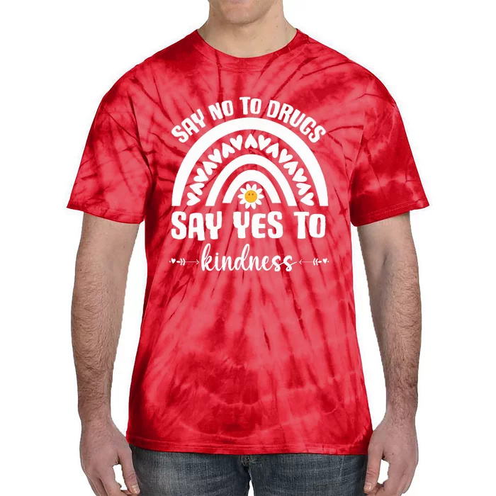 Say No To Drugs Red Ribbon Week Tie-Dye T-Shirt