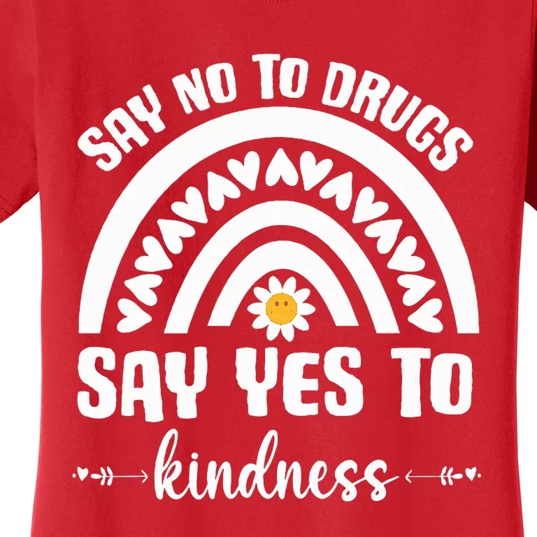 Say No To Drugs Red Ribbon Week Women's T-Shirt