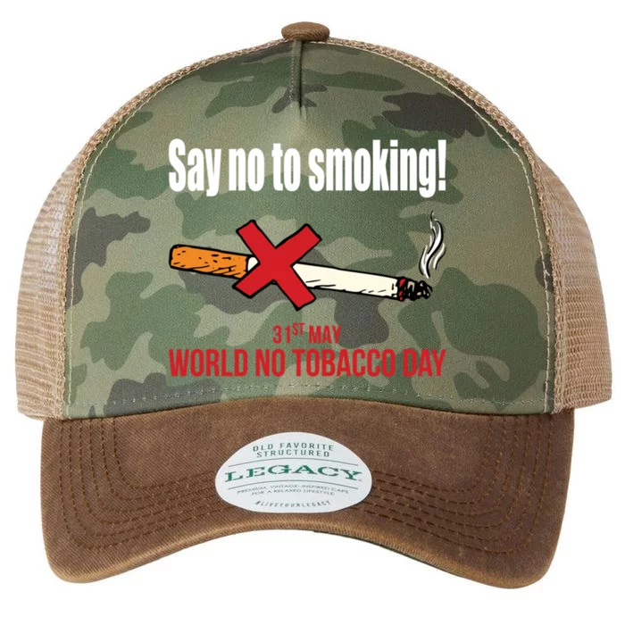 Say No To Smoking Gift Legacy Tie Dye Trucker Hat