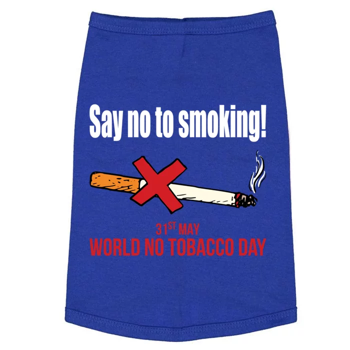 Say No To Smoking Gift Doggie Tank