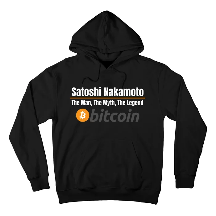 Satoshi Nakamoto, The Man The Myth The Legend, Bitcoin, Crypto Hoodie