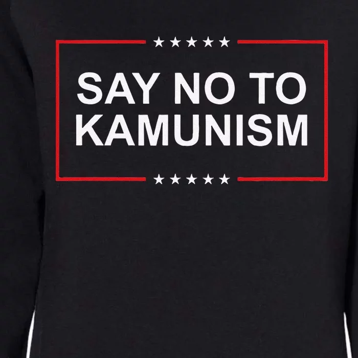 Say No To Kamunism Gift Womens California Wash Sweatshirt