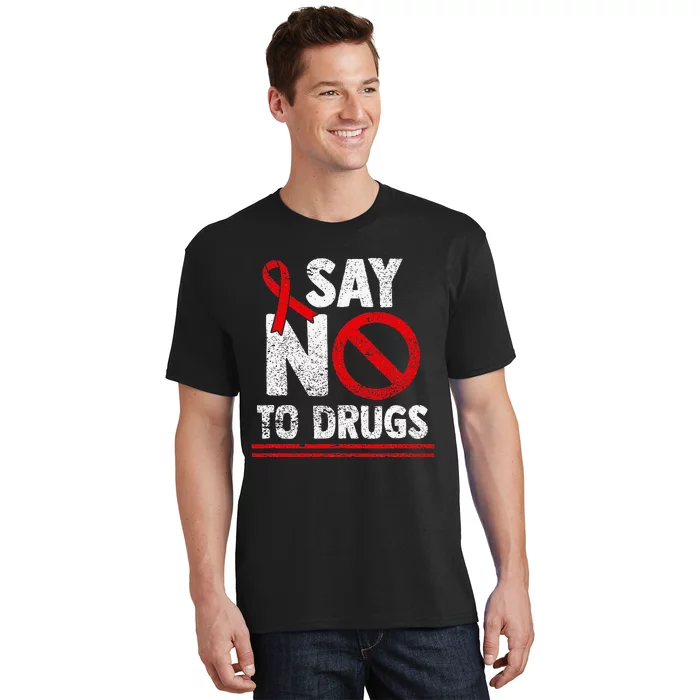 Say No To Drugs Support Red Ribbon Awareness Week T-Shirt