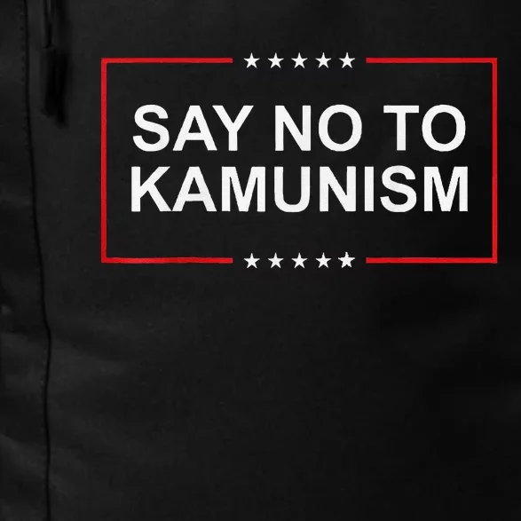 Say No To Kamunism 2024 Elections Trump President Republican Daily Commute Backpack