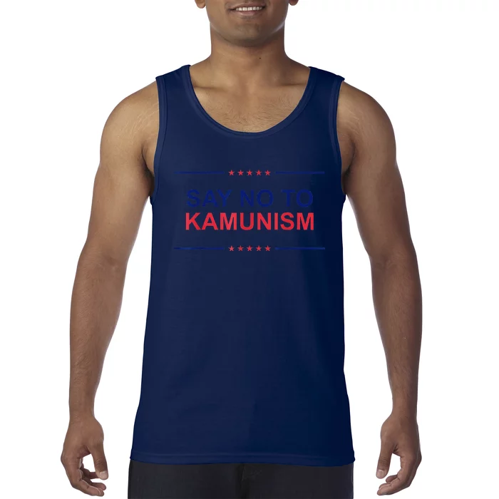 Say No To Kamunism 2024 Elections Trump President Republican Tank Top